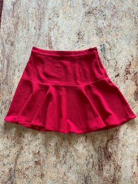 Forever 21 Red Pleated Mini Skirt – Size S